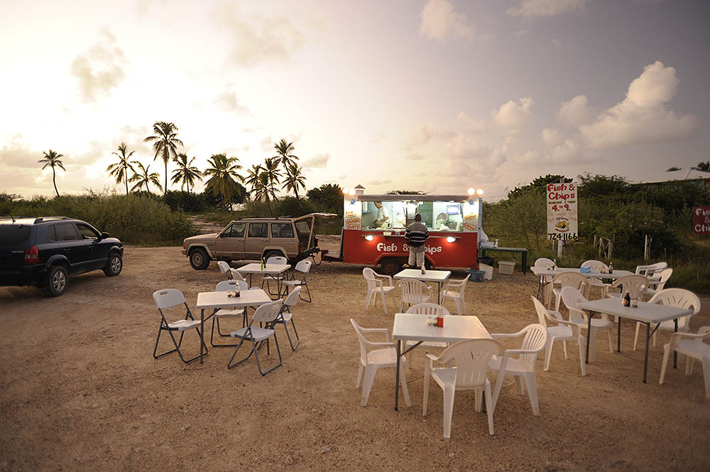 Antigua beach viewpoint